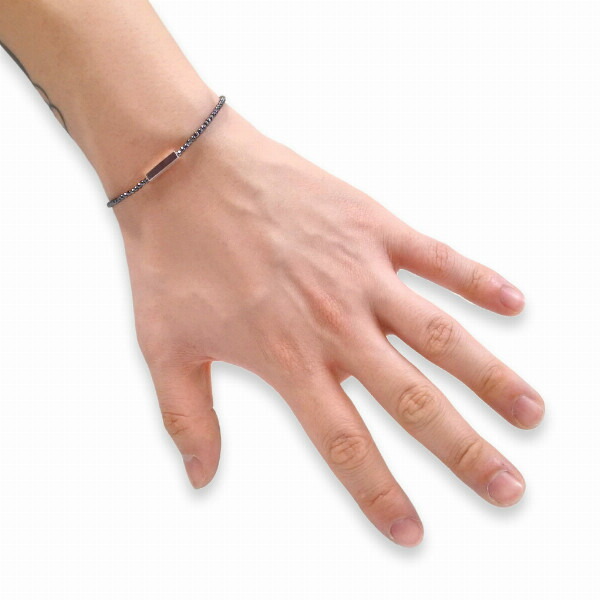 PUERTA DEL SOL カラー ストーン ブレスレット シルバー950 ユニセックス シルバーアクセサリー 銀 SV950 ブリタニアシルバー シルバーブレスレット 爆買の画像