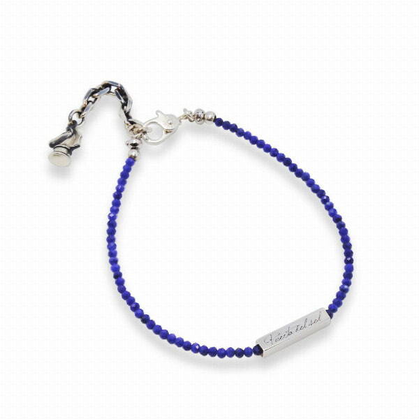 PUERTA DEL SOL カラー ストーン ブレスレット シルバー950 ユニセックス シルバーアクセサリー 銀 SV950 ブリタニアシルバー シルバーブレスレット 爆買の画像