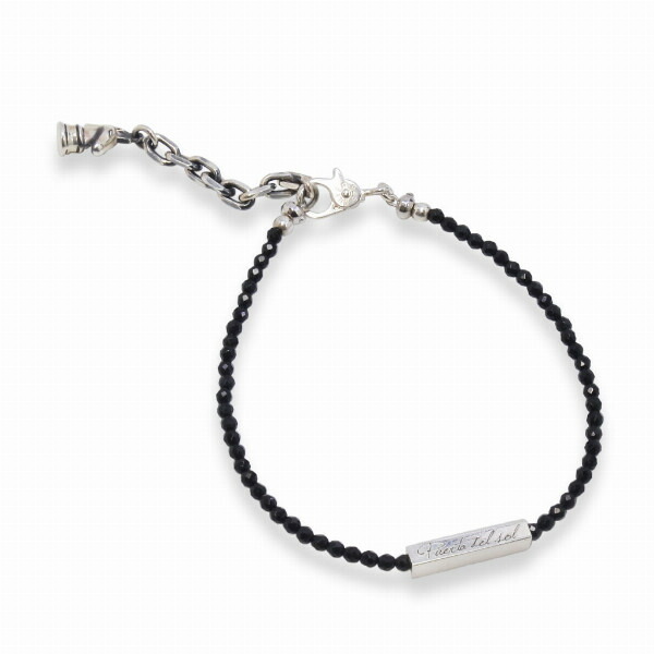 PUERTA DEL SOL カラー ストーン ブレスレット シルバー950 ユニセックス シルバーアクセサリー 銀 SV950 ブリタニアシルバー シルバーブレスレット 爆買の画像