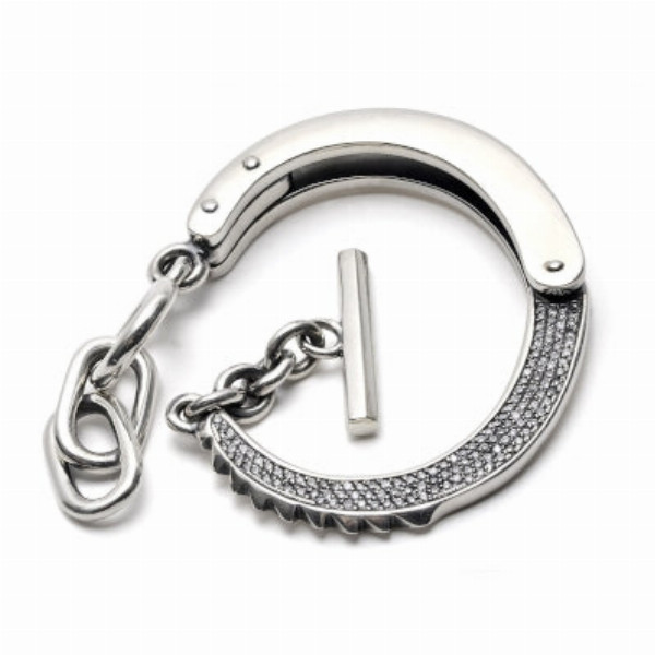 プエルタデルソル シルバー925 手錠 ロック キーリング SV 950 アクセ PUERTA DEL SOL（プエルタ・デル・ソル） 手錠 アバンギャルド