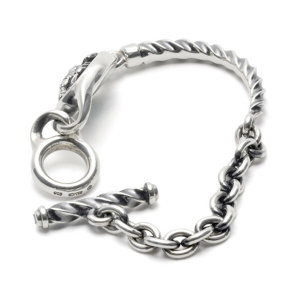 PUERTA DEL SOL スコーピオン ハーフバングル ブレスレット Lサイズ シルバー950 ユニセックス シルバーアクセサリー 銀 SV950 ブリタニアシルバー 爆買の画像