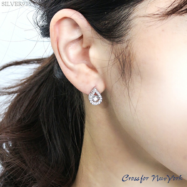 Crossfor NewYork ダンシングストーン ピアス レディース