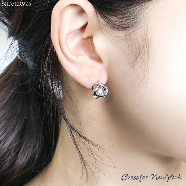 Crossfor NewYork ダンシングストーン ピアス レディース
