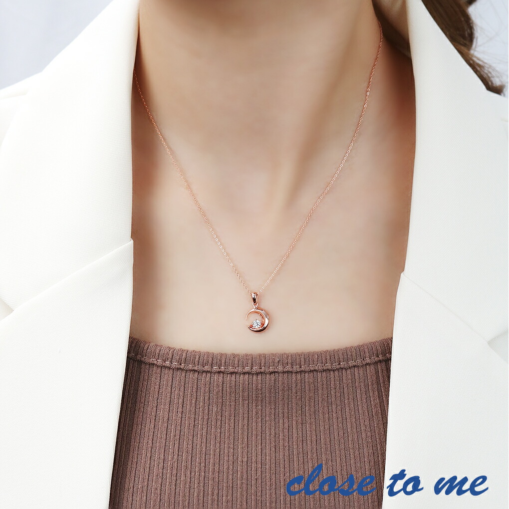 close to me（クロストゥーミー） ペアネックレス 刻印無料 レッド