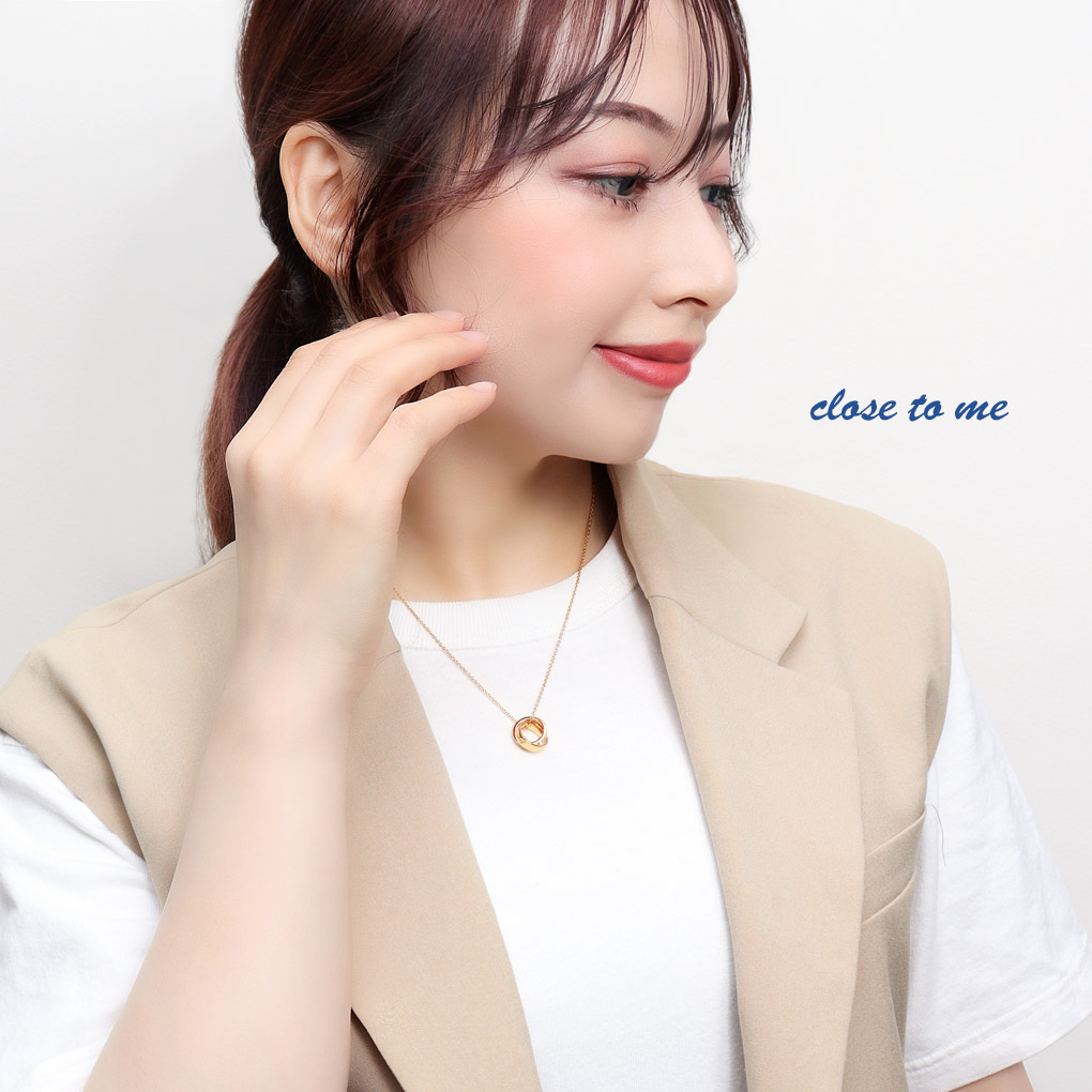 close to me（クロストゥーミー） スワロフスキー ダブル リング K23