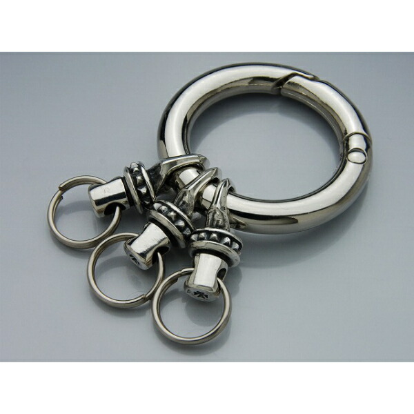 【21日までポイント5倍！】 ディール デザイン DEAL DESIGN シルバー キーホルダー メンズ 3setマルビナ ot 390568 DEAL DESIGN（ディールデザイン） 3setマルビナ キーホルダー メンズ