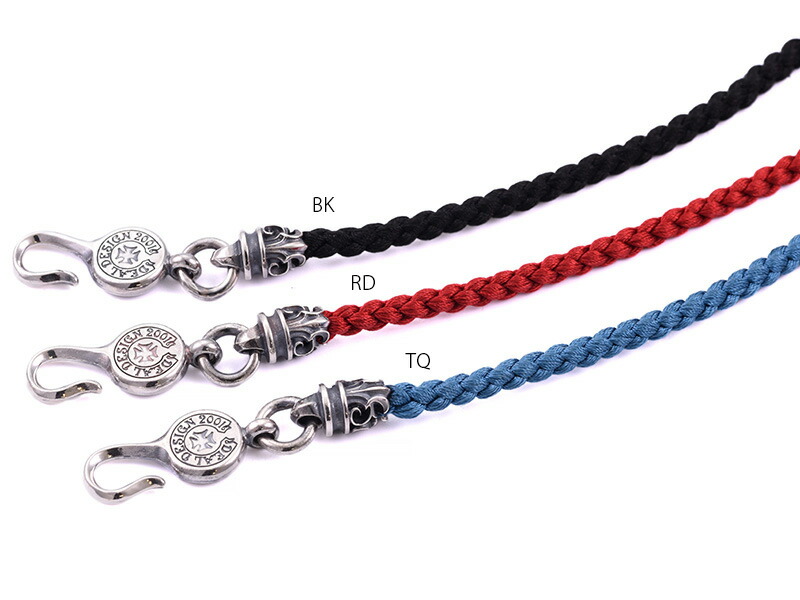 DEAL DESIGN ディールデザイン スクロールロープブレス シルクコード ブレスレット シルバーブレス シルバー925 メンズ コード 刻印 ロープ