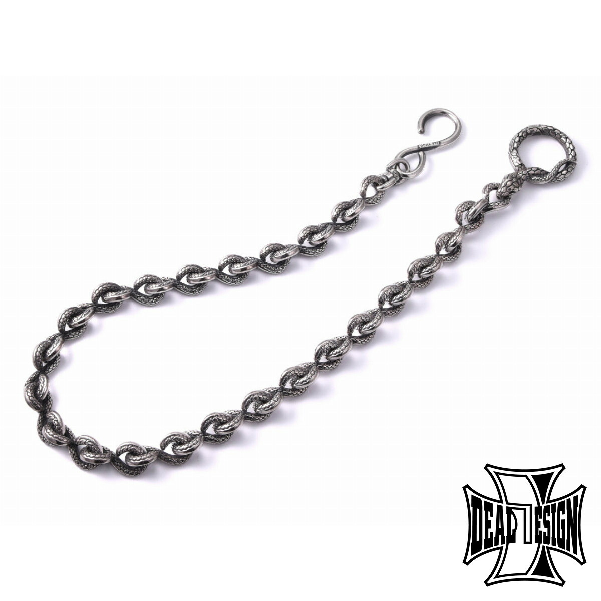 DEAL DESIGN ディールデザイン エイトスネークウォレットチェーン 財布 鎖 シルバーチェーン シルバー925 シルバーアクセサリー 銀 SV925 爆買