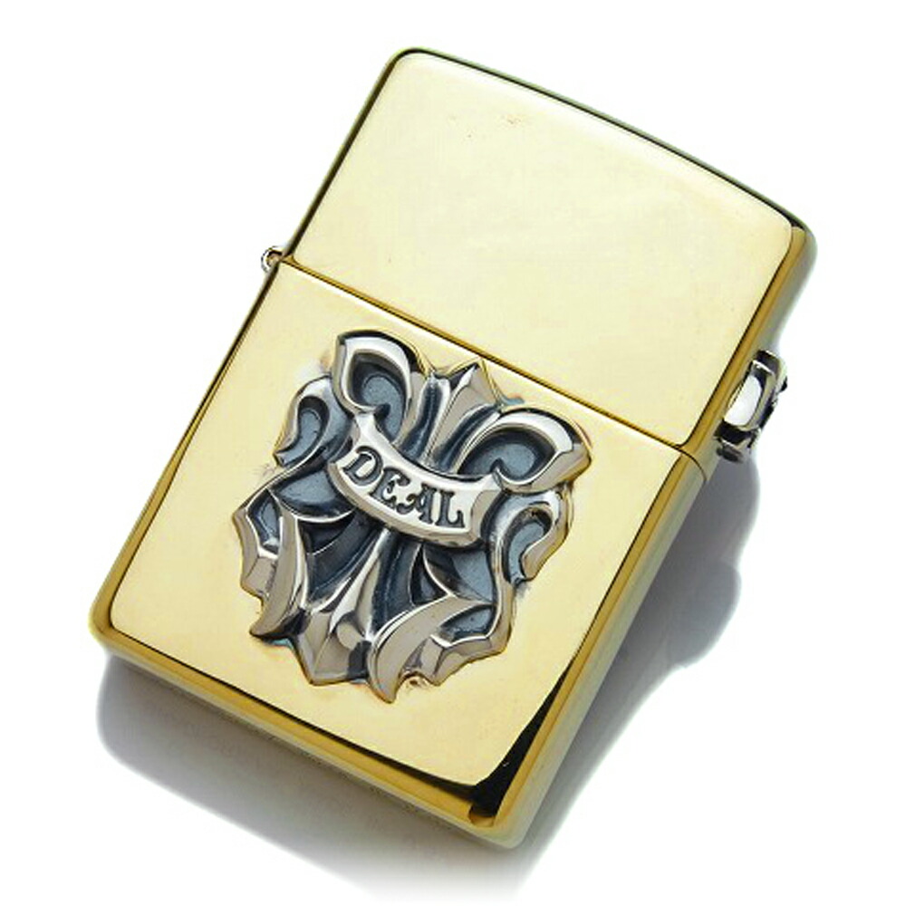 DEAL DESIGN ディールデザイン ブラスZIPPO(リリークレスト