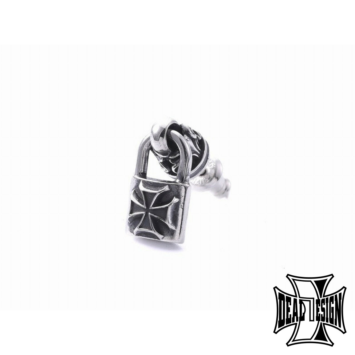 DEAL DESIGN ディールデザイン パドロックスタッズ ピアス 1P 片耳用 シルバーピアス 耳飾り シルバー925 シルバーアクセサリー 銀 SV925 爆買