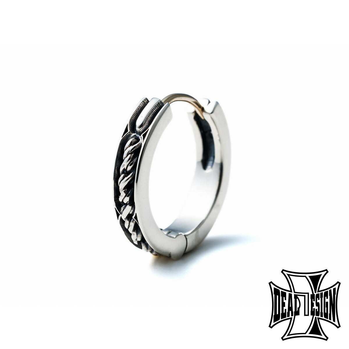 DEAL DESIGN ディールデザイン ロープファングフープ ピアス 1P 片耳用 シルバーピアス 耳飾り シルバー925 シルバーアクセサリー 銀 SV925 爆買