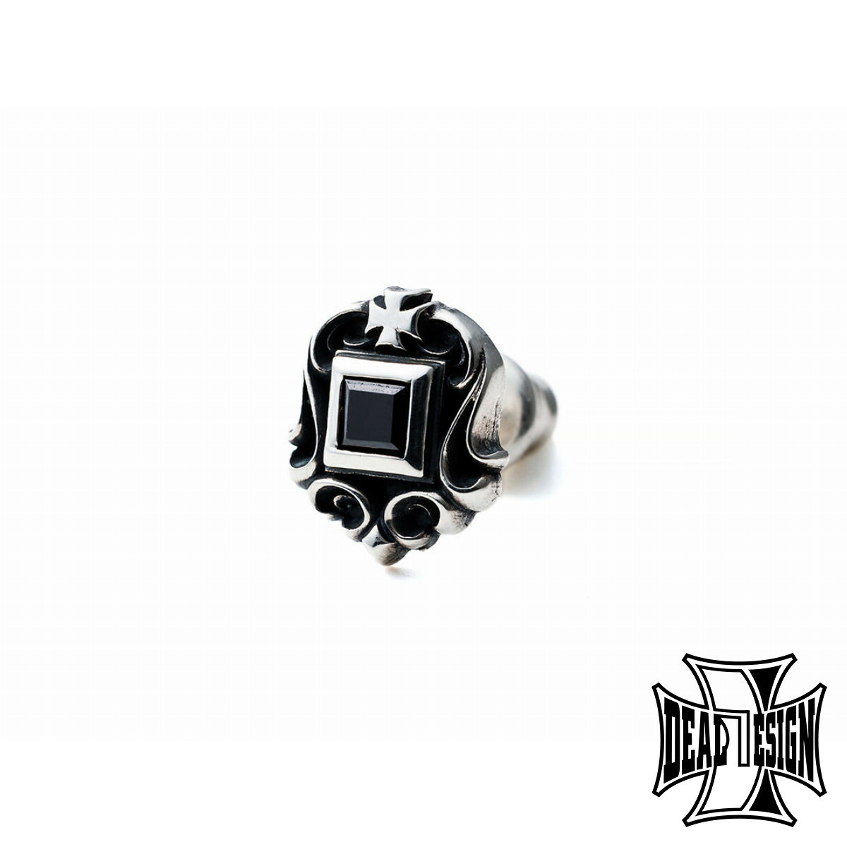 DEAL DESIGN ディールデザイン ライオンフレームピアス 1P 片耳用 シルバーピアス 耳飾り シルバー925 シルバーアクセサリー 銀 SV925 爆買