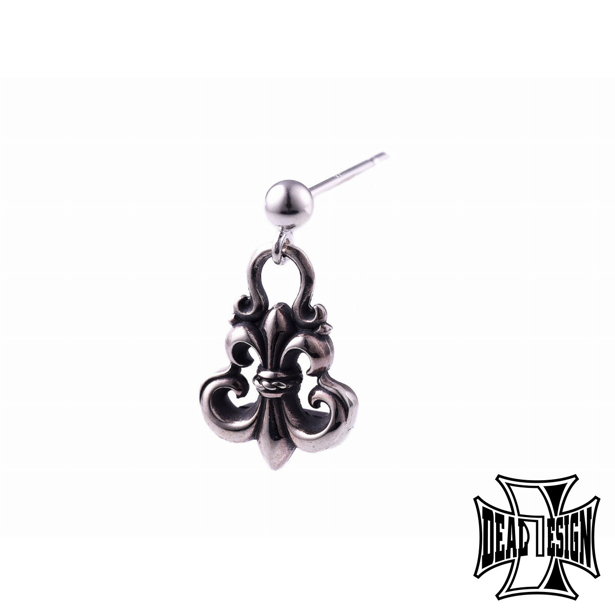 DEAL DESIGN ディールデザイン ボールドロップピアス クラシックリリー ピアス 1P 片耳用 シルバーピアス 耳飾り シルバー925 シルバーアクセサリー 爆買