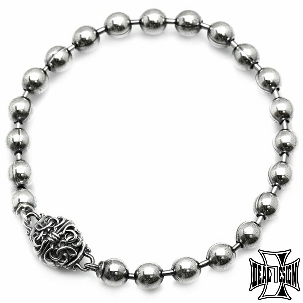 DEAL DESIGN ディールデザイン スプリット ボール ブレス ブレスレット シルバー 925 アラベスク 唐草 チェーンブレスレット メンズ 男性 彼氏 夫 爆買