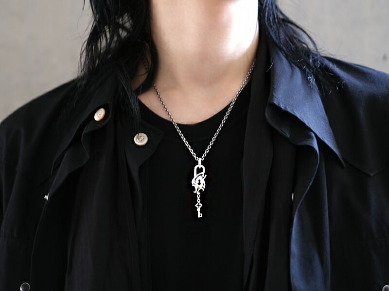 DEAL DESIGN ディールデザイン キーホールクレスト トップ ヘッド ペンダントトップ ペンダント ネックレス シルバー925 メンズ キーホール 爆買の画像
