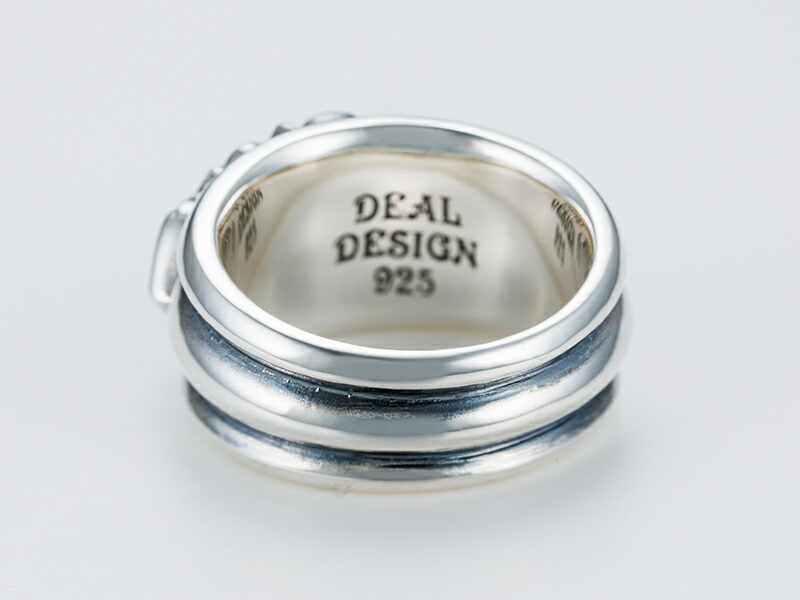 DEAL DESIGN ディールデザイン KGダガーリング リング 指輪 シルバー925 メンズ 彫刻 リング シリーズ ダガー 迫力 シルバー 爆買の画像