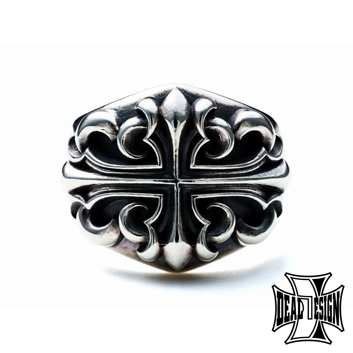 DEAL DESIGN ディールデザイン ブルーミングクロスリング ワイド リング 9〜30号 指輪 シルバーリング シルバー925 シルバーアクセサリー 銀 SV925 爆買