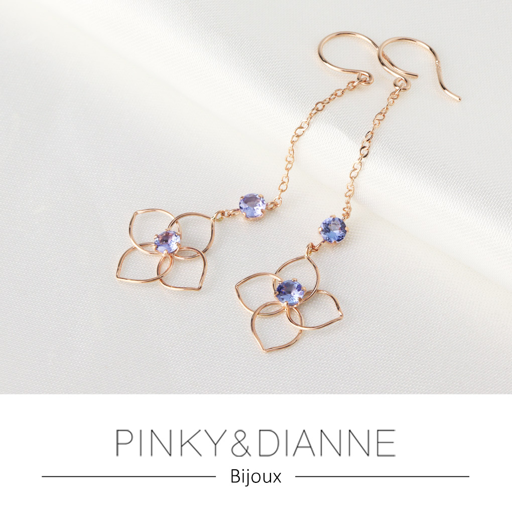 Pinky＆DianneK10 ピアス PINKY&DIANNE ピンキー＆ダイアン K10 ピンクゴールド