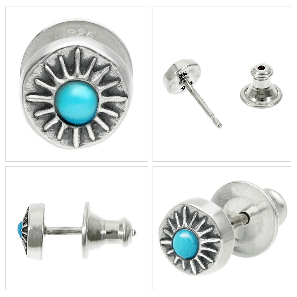 Dr MONROE（ドクターモンロー） 太陽 ピアス 1P 片耳用 シルバー 925