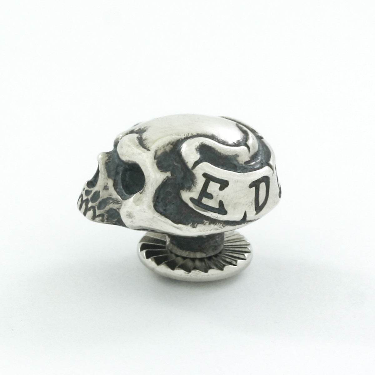 Rock and Justice EDEN エデン ロジャースカルスタッズ コンチョ ボタン シルバー金具 シルバー925 ブランド シルバーアクセサリー Roger Skull Studs Rock and Justice EDEN エデン エデンスカルスタッズ コンチョ ボタン