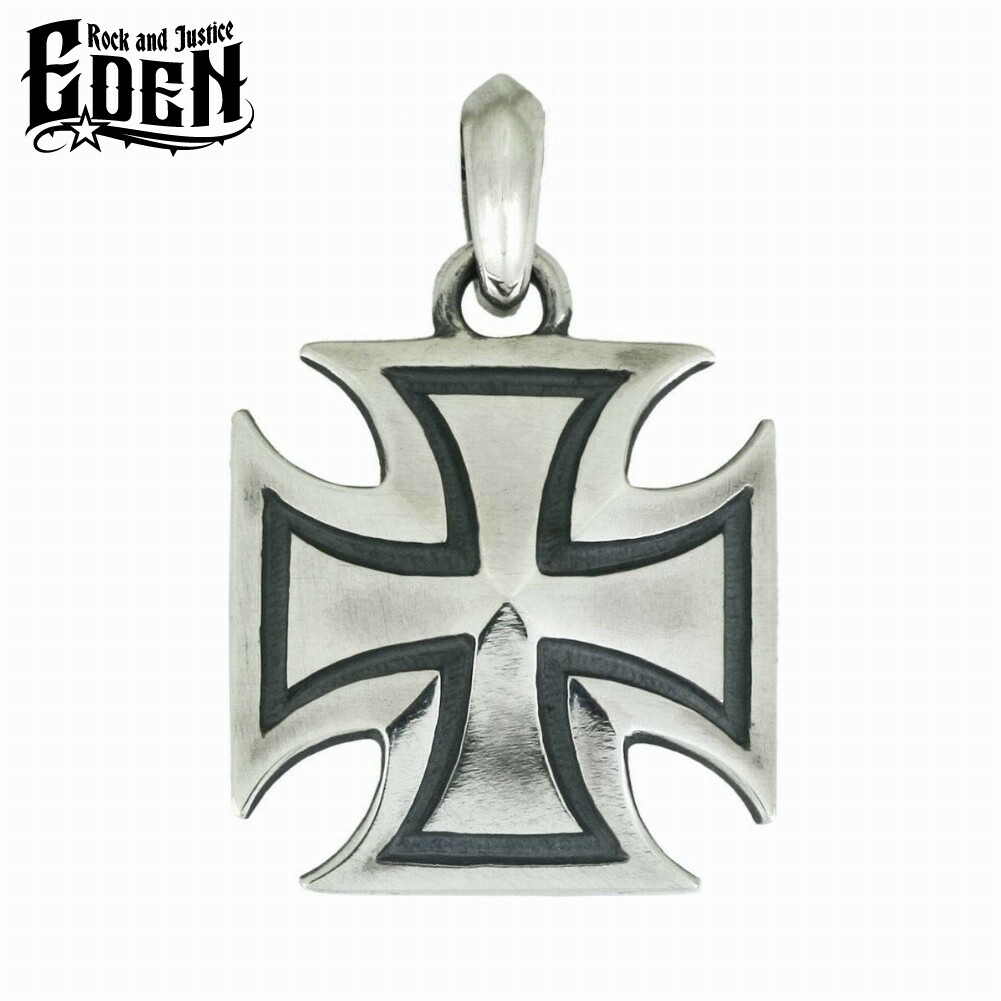 Rock and Justice EDEN エデン アイアンクロストップ チェーンなし ペンダント チャーム ネックレストップ シルバー925 ブランド 爆買