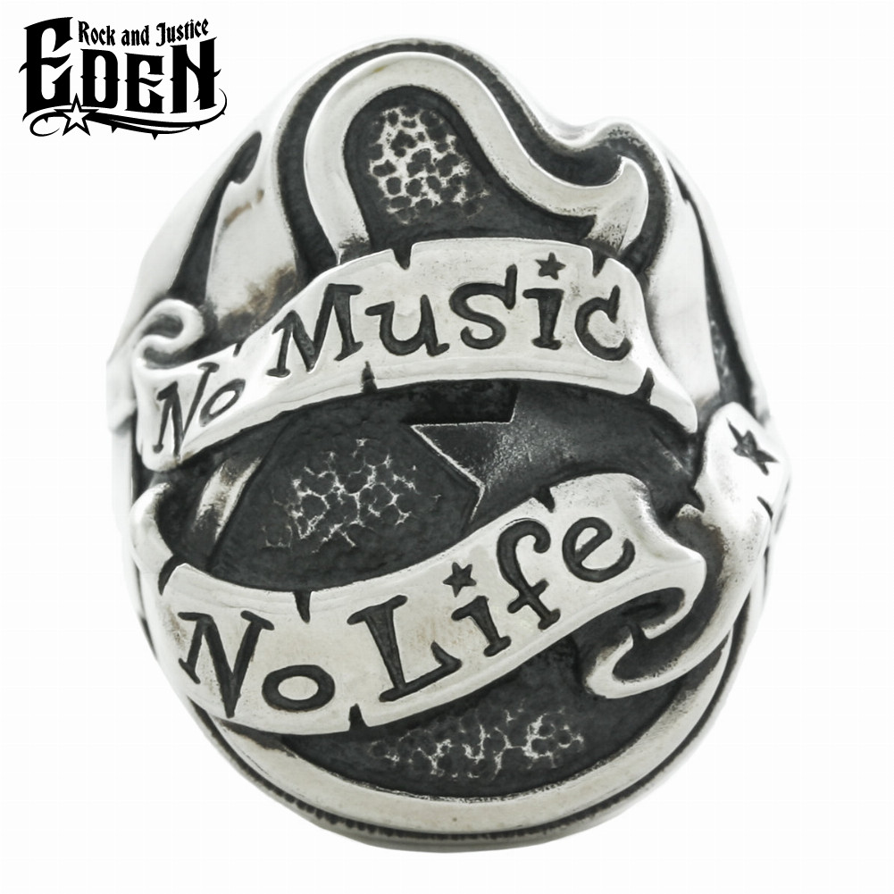 Rock and Justice EDEN エデン ギターウィズリボンリング ミュージック 指輪 7〜30号 シルバー925 ブランド シルバーアクセサリー Guitar with Ribbon 爆買