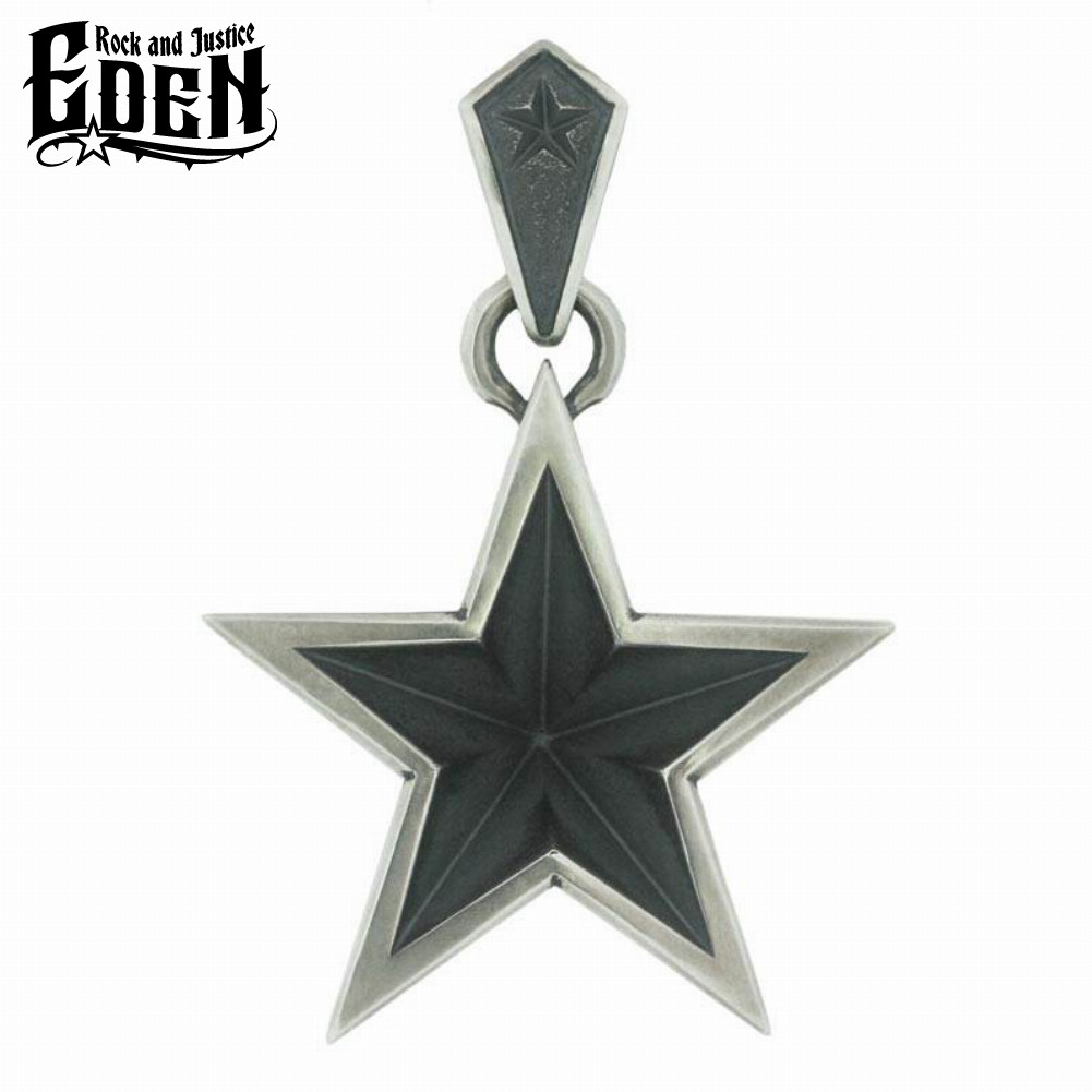 Rock and Justice EDEN エデン ステラスタートップ チェーンなし ペンダント チャーム ネックレストップ シルバー925 ブランド シルバーアクセサリー 爆買