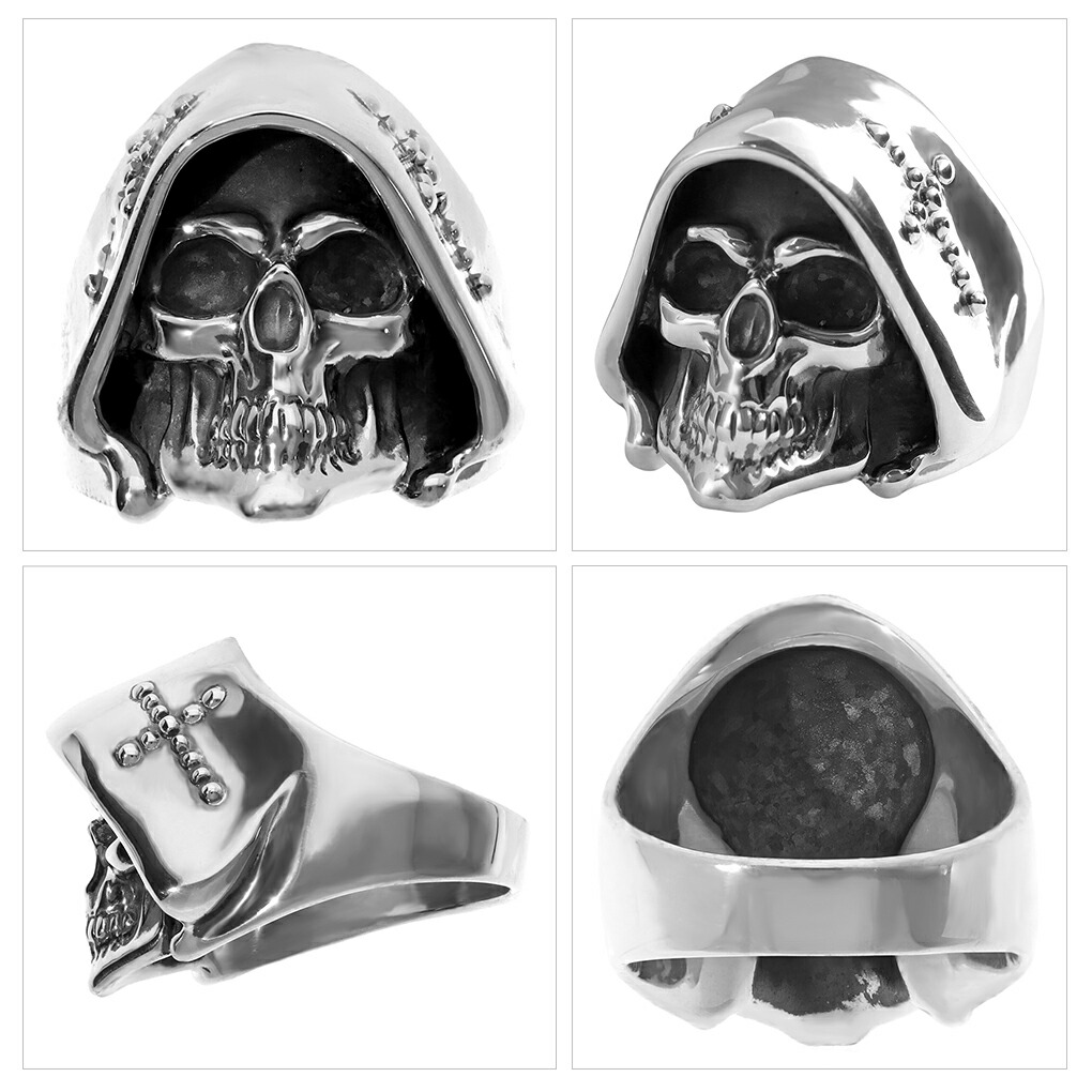 ✨️Ken.プロフ必読✨️ビザール 死神リング 廃盤 楽天市場】bizarre ビザール 死神リング スカルリング 24号 シルバー