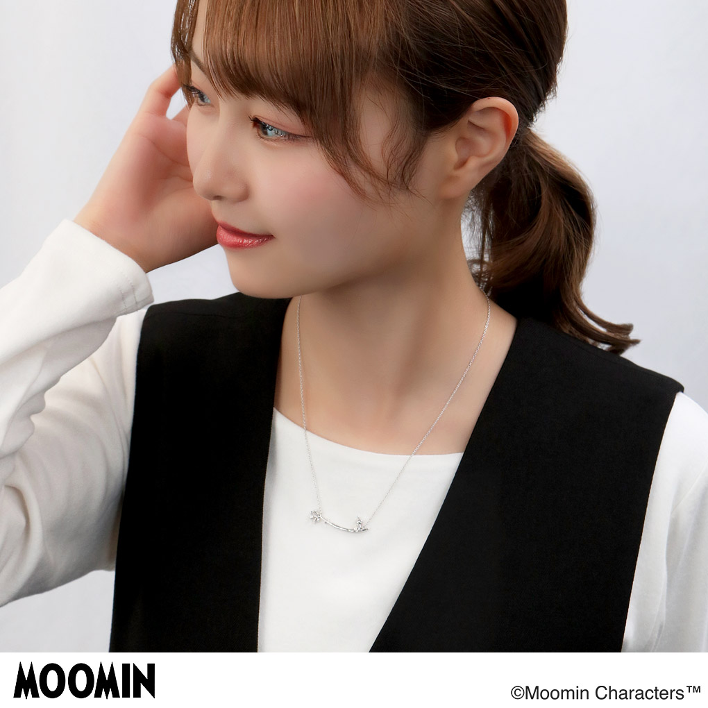 MOOMIN（ムーミン） リトルミイ 植物 Uライン ペンダント ネックレス