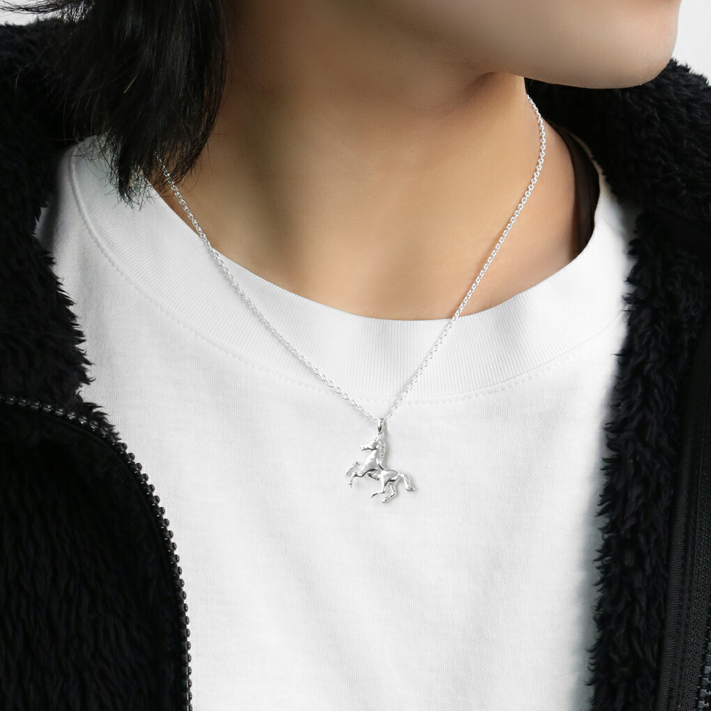 飛翔 馬 ネックレス ペンダント ペンダントトップ ペンダントチャーム
