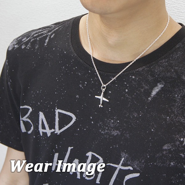 ペンダントトップ メンズ シルバー 旅客機 飛行機 ブランド シルバー