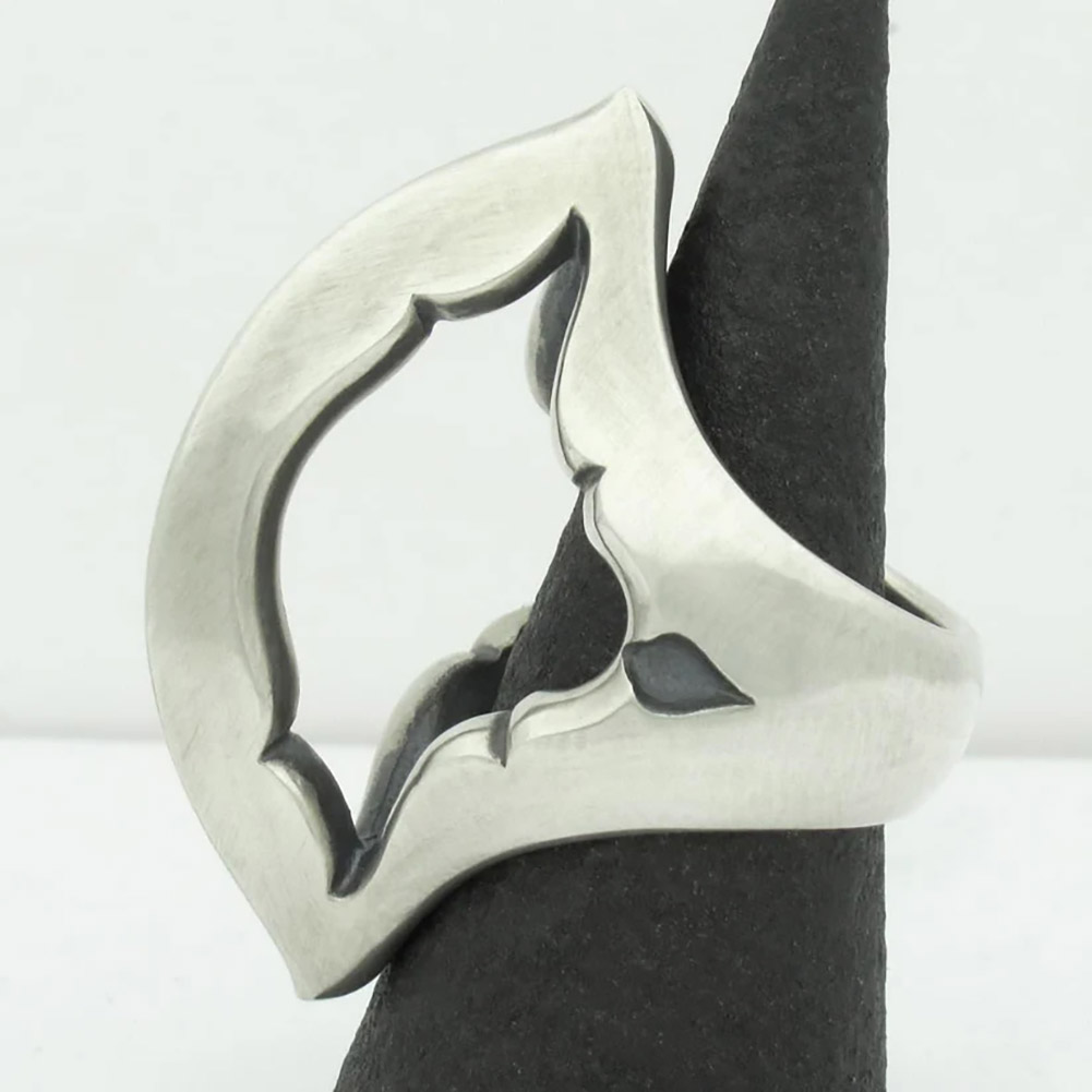 R.A.W アノマリー リング 虚空 L 指輪 9〜30号 メンズリング シルバー シンプル シルバーリング メンズ 男性 彼氏 夫 旦那 誕生日 記念日 プレゼント 爆買の画像