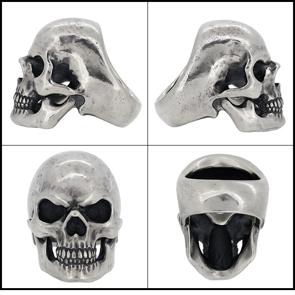 Rat Race スタンダードスカルリング 24号 シルバー Rat Race / ラットレース STANDARD SKULL RING 3 / スタンダード