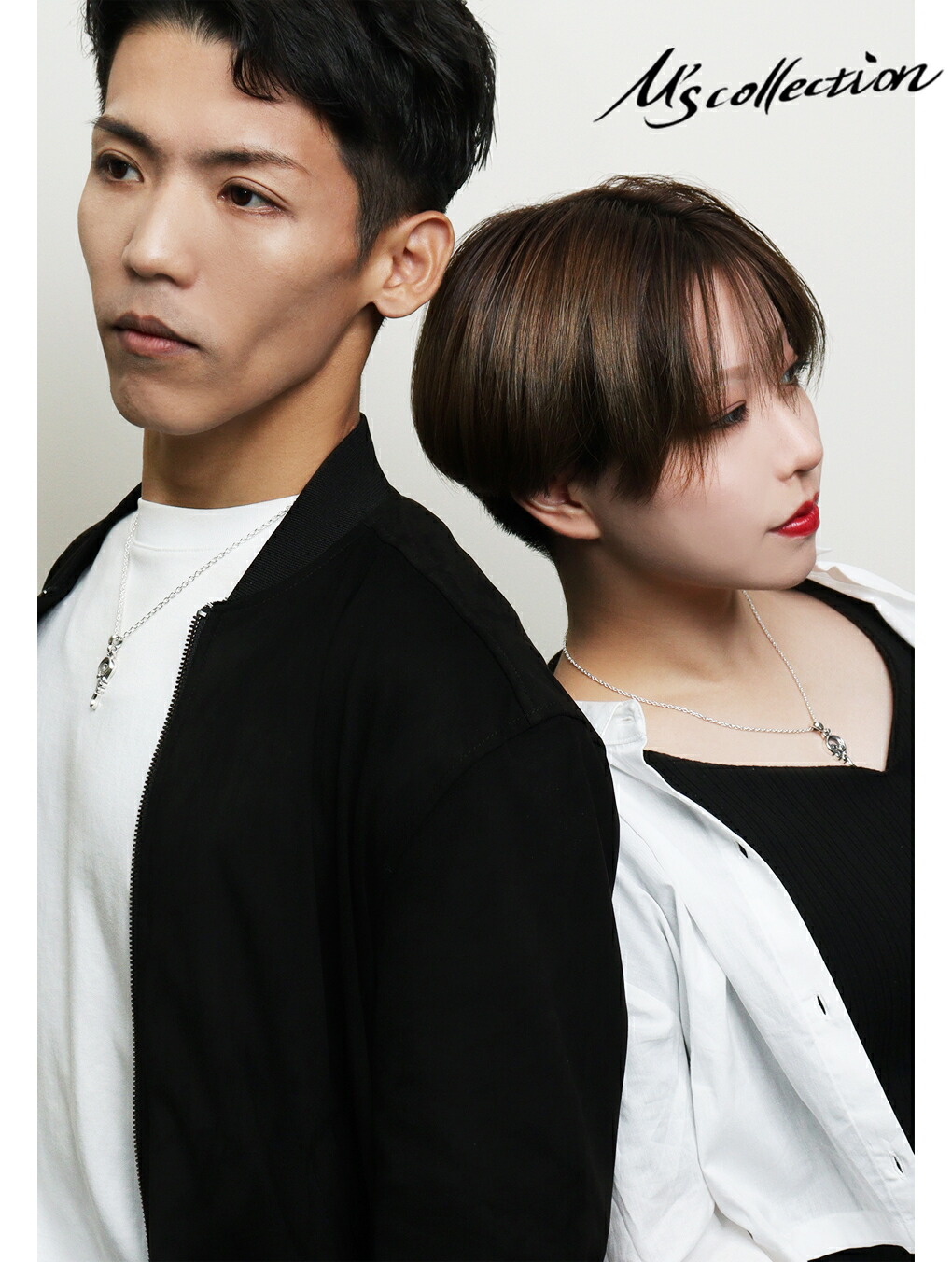 M'S COLLECTION エムズコレクション 唐草 ハート シルバー ペア