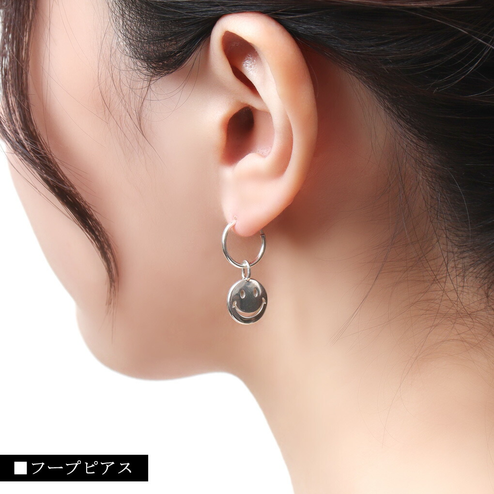 M's collection エムズコレクション OFF THE WALL スマイリー ピアス