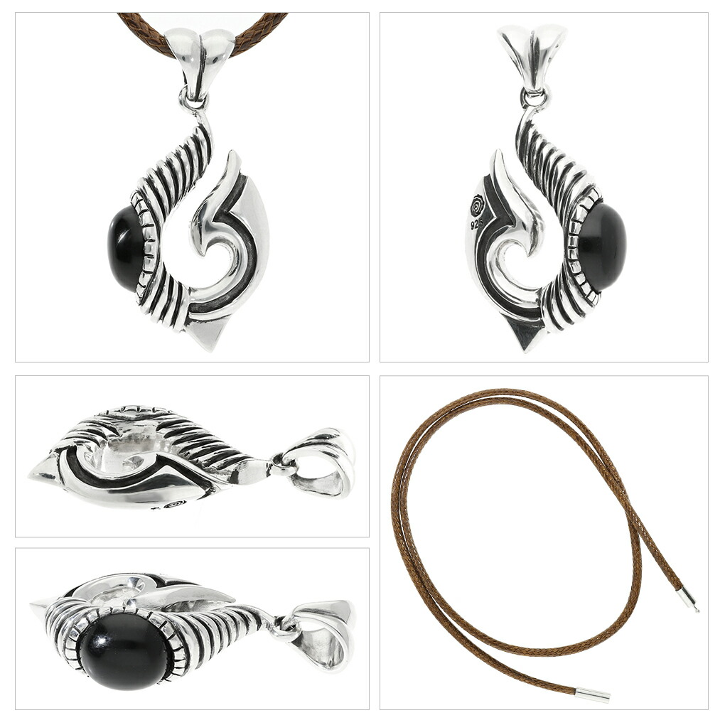 Maori Maori warriors モコ フィッシュフック オニキス シルバー