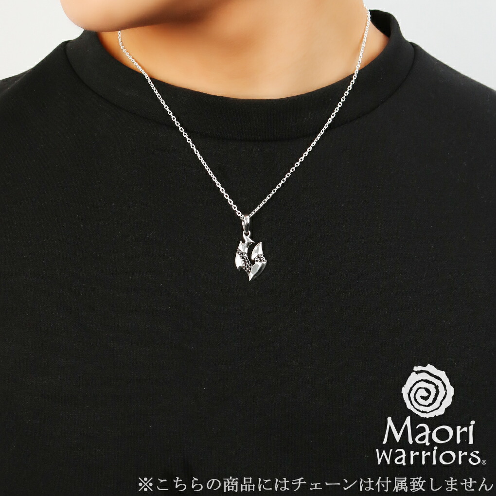 Maori Maori warriors モコ フィッシュフック ブラックジルコニア