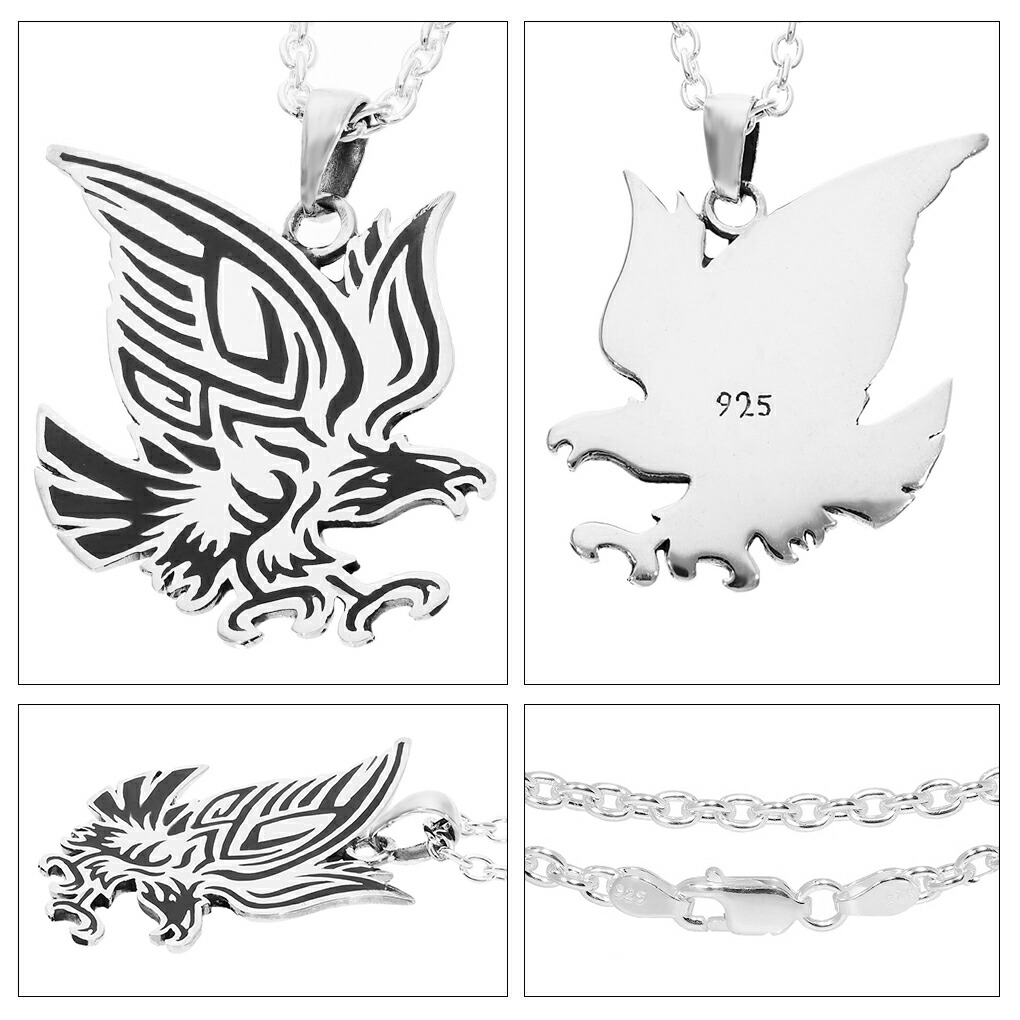 トライバル イーグル ネックレス ペンダント ペンダントトップ