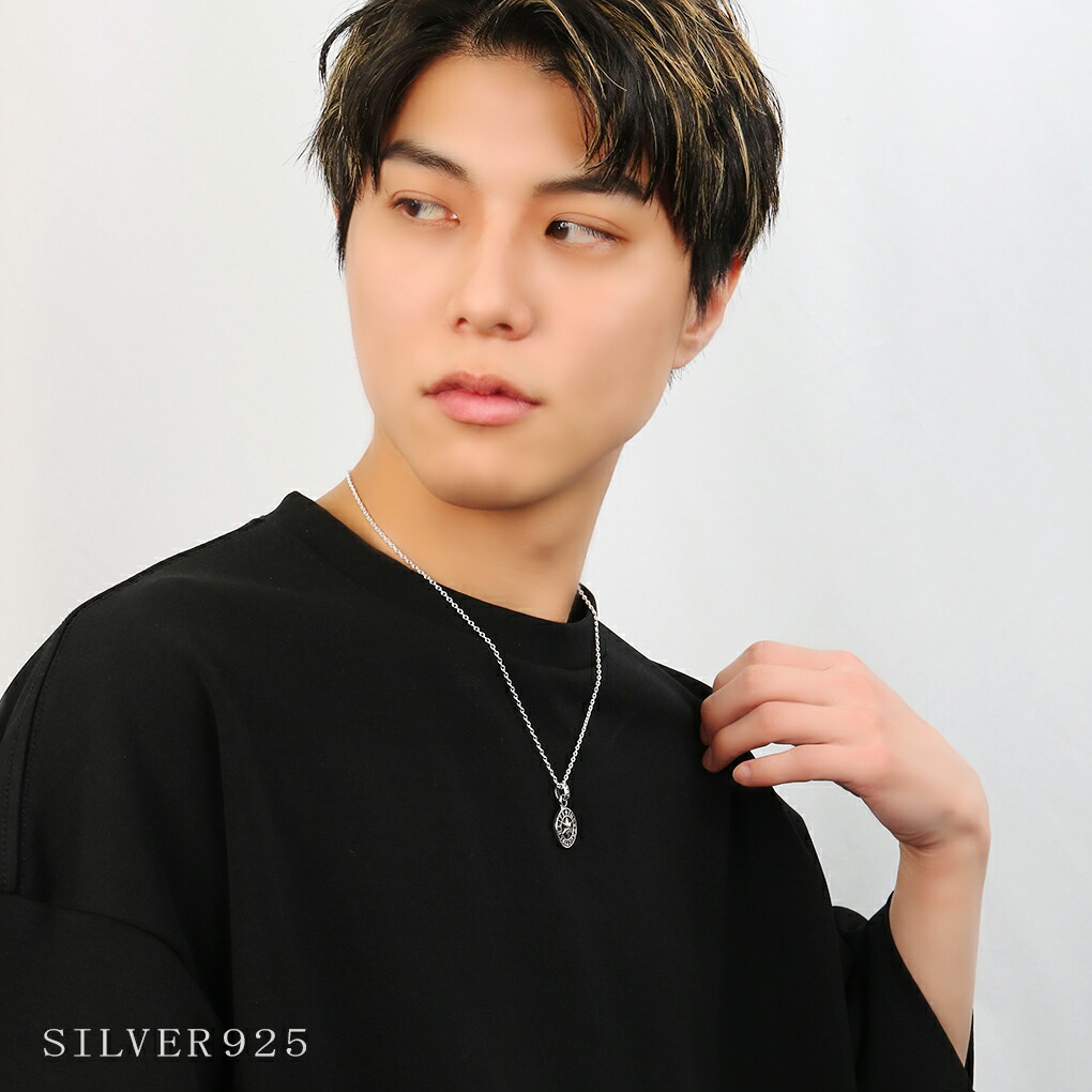 GRAN DEUR 六芒星 スター コイン ブルートパーズ シルバー ネックレス