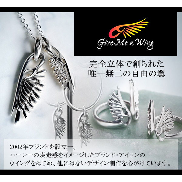 Give Me a Wing 10周年記念モデル ウイング ペンダントトップ