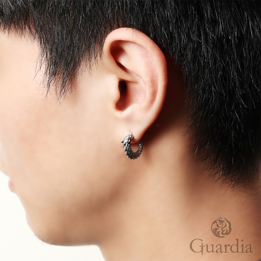 ガルディア Guardia ウロボウ Urobo シルバー ピアス 1P 片耳用