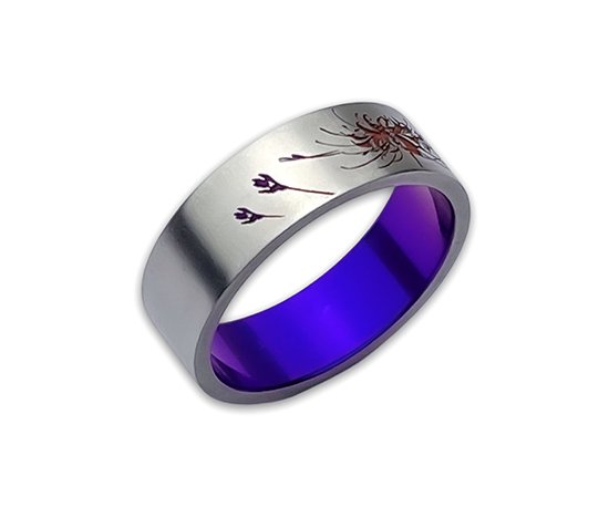 ワンダーリング　チタンビーズ　ジターリング　ゴールド　パープル ワンダーリング チタンビーズ ジターリング ゴールド パープル