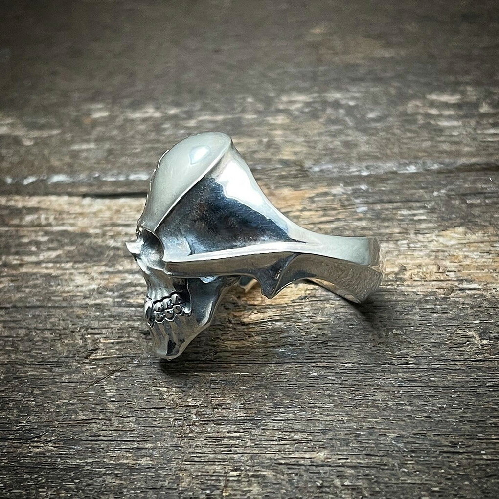 (宅)加護の指輪 Amulet ring 聖 Silver Works 聖 HIJIRI 加護の指輪 Amulet ring リング 11〜30号 スカル ドクロ