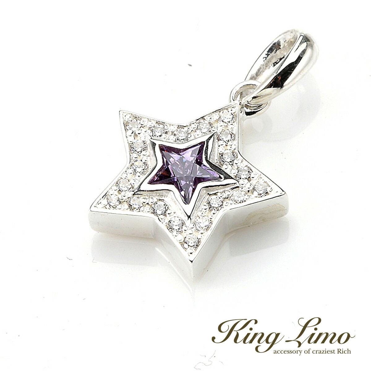 King Limo TINY KINGSTAR �^�C�j�[�L���O�X�^�[ �`���[�� (�`�F�[���Ȃ�) �L���O���� �V���o�[925 �V���o�[�A�N�Z�T���[ �� �V���o�[�`���[�� ����