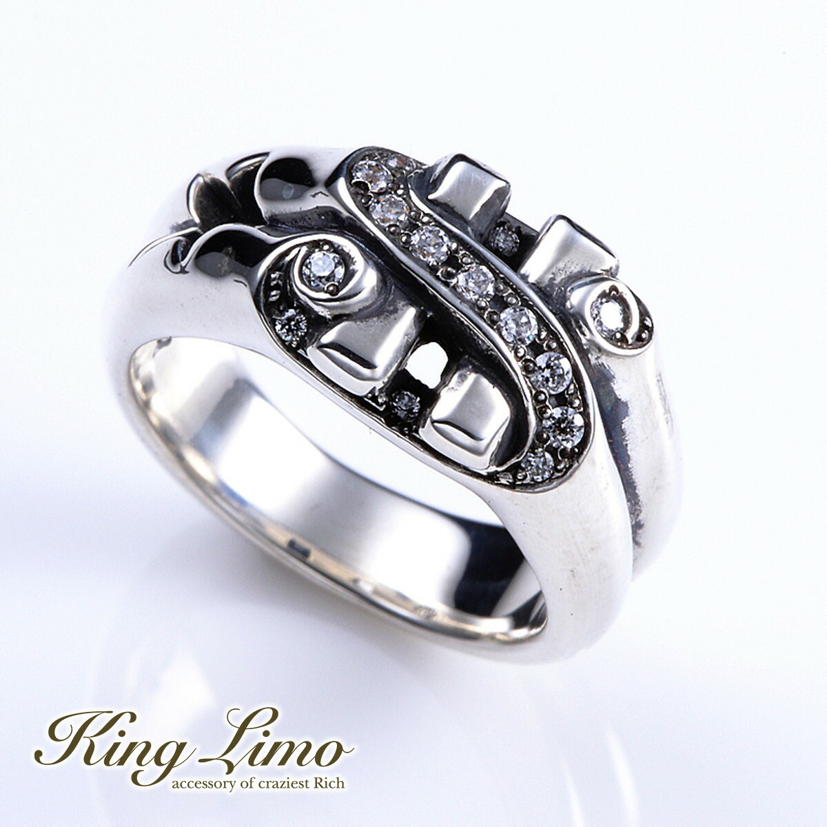 King Limo TINY DOLLER �^�C�j�[�h���[ �����O �L���O���� �V���o�[925 �V���o�[�A�N�Z�T���[ �� �V���o�[�����O �w�� ����