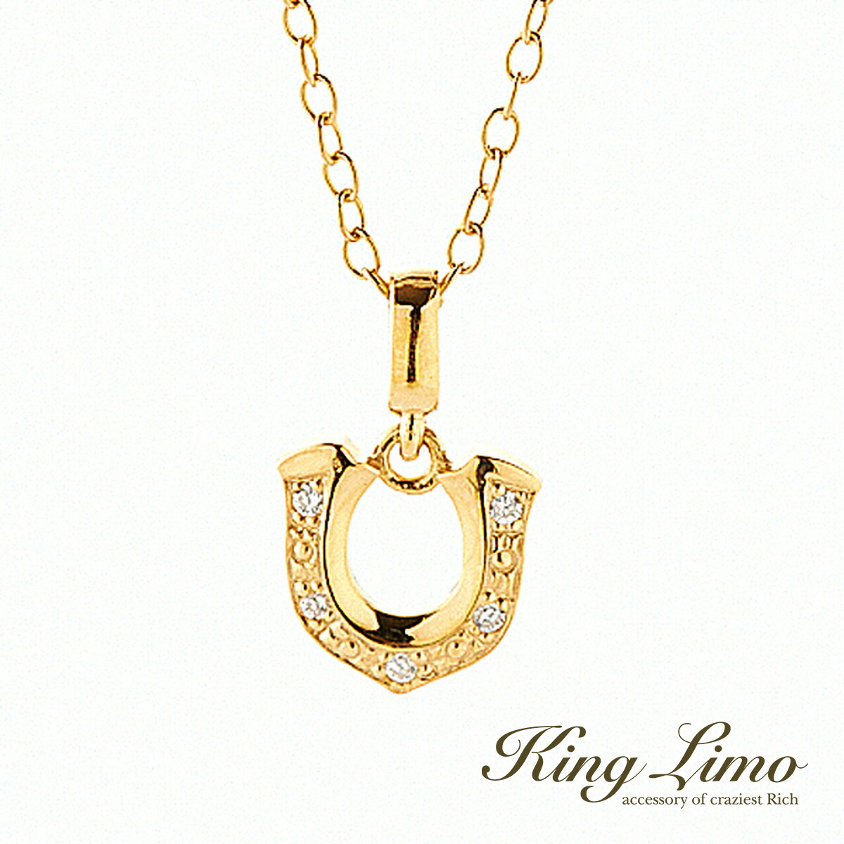 King Limo TINY HIGHROLLER �p���F �^�C�j�[�n�C���[���[ �l�b�N���X (�`�F�[���t��) K18�S�[���h�R�[�e�B���O �L���O���� �V���o�[925 ����