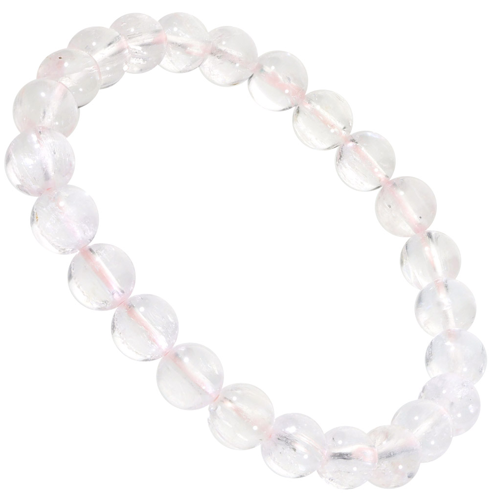 クンツァイト 高品質 ブレスレット 7.5mm 17cm レディース M サイズ