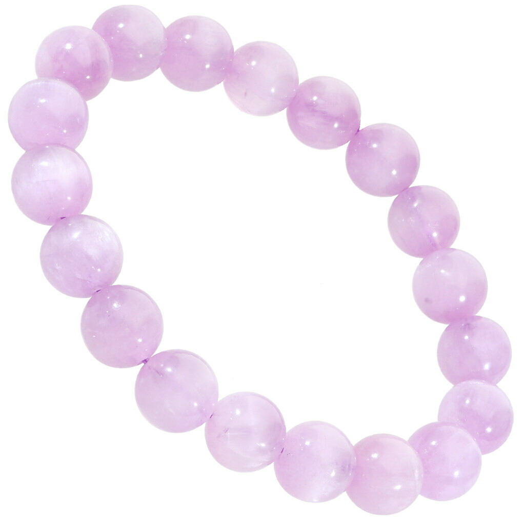 クンツァイト ブレスレット 10.3mm 18cm メンズ M レディース L サイズ