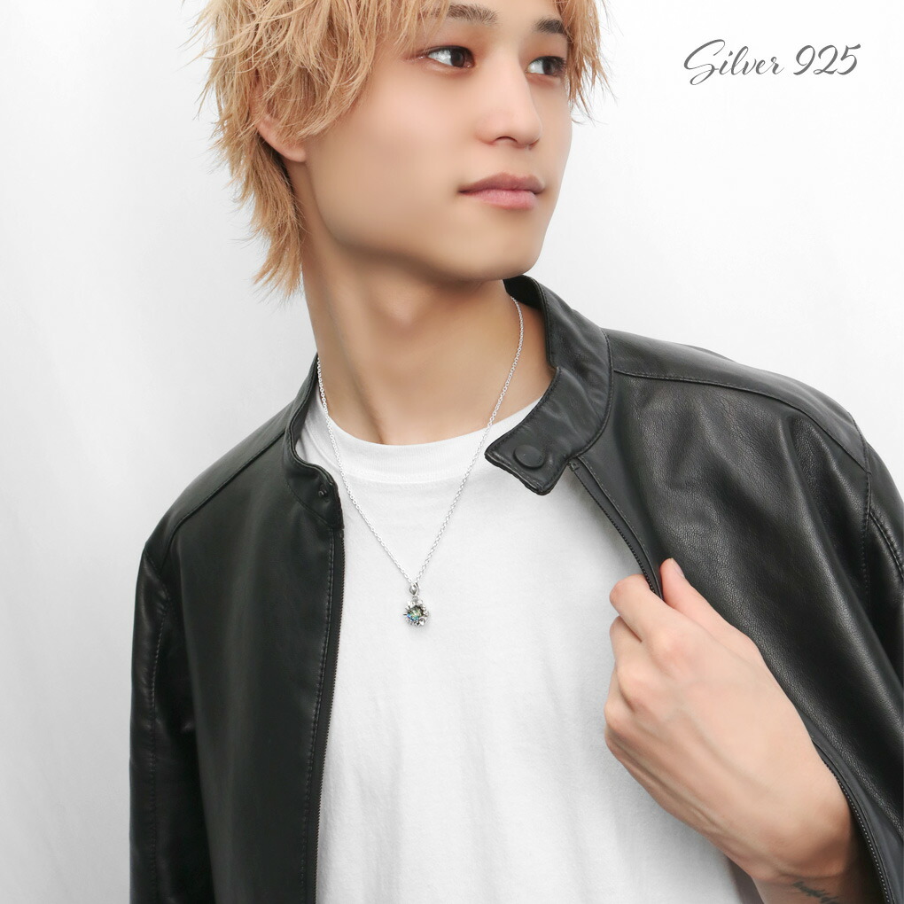Que Crave パイレックスガラス ペンダントトップ ネックレス