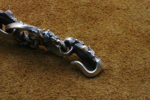 Mad Graffiti マッドグラフィティ ブラインドビリーフブレスレットシルバーアクセサリー シルバー925 チェーン シルバーブレスレット ゴシック ハード 爆買の画像